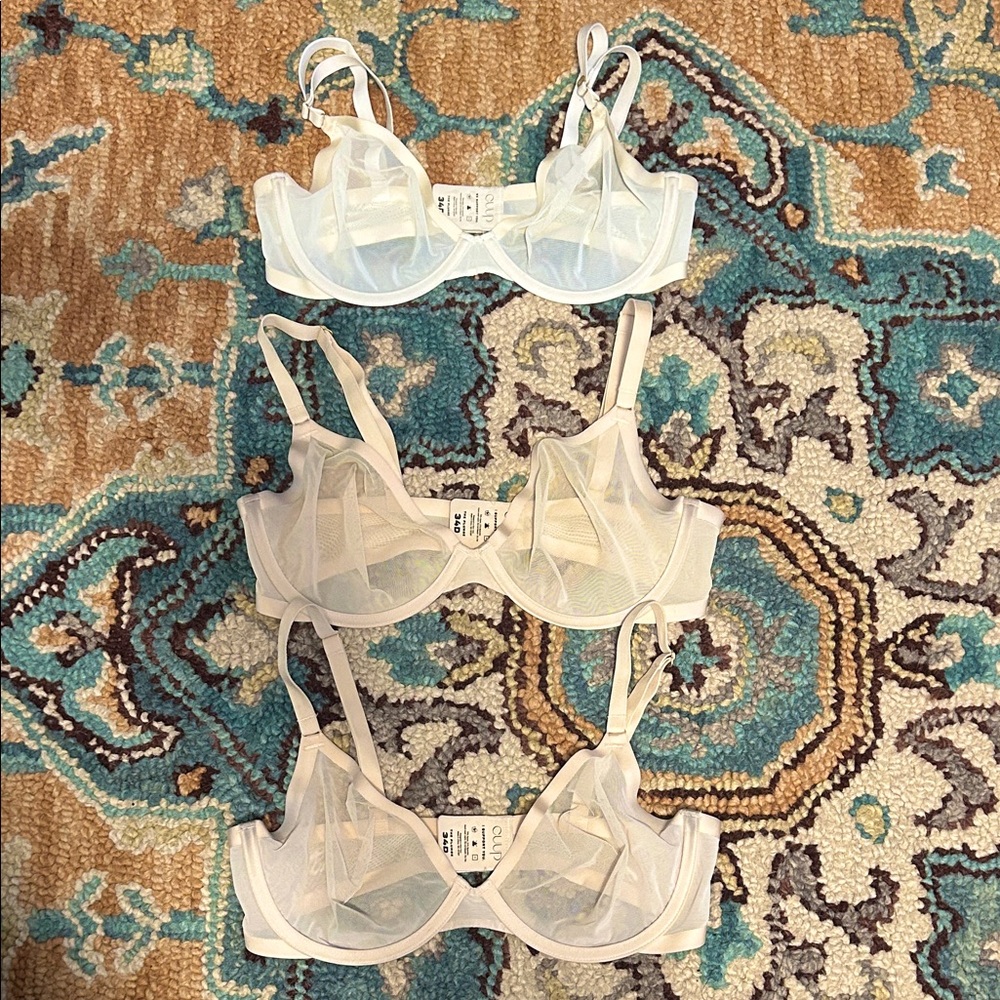 CUUP The Plunge 34D Nude Bundle Set